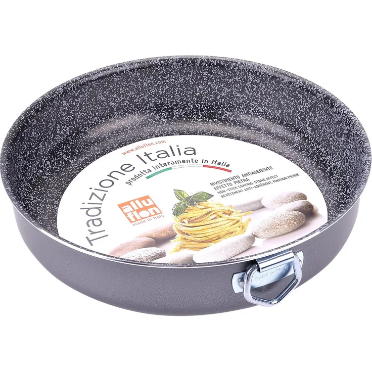 Alluflon Tradition Italien Kuchenform, aluminium, schwarz, 24 cm