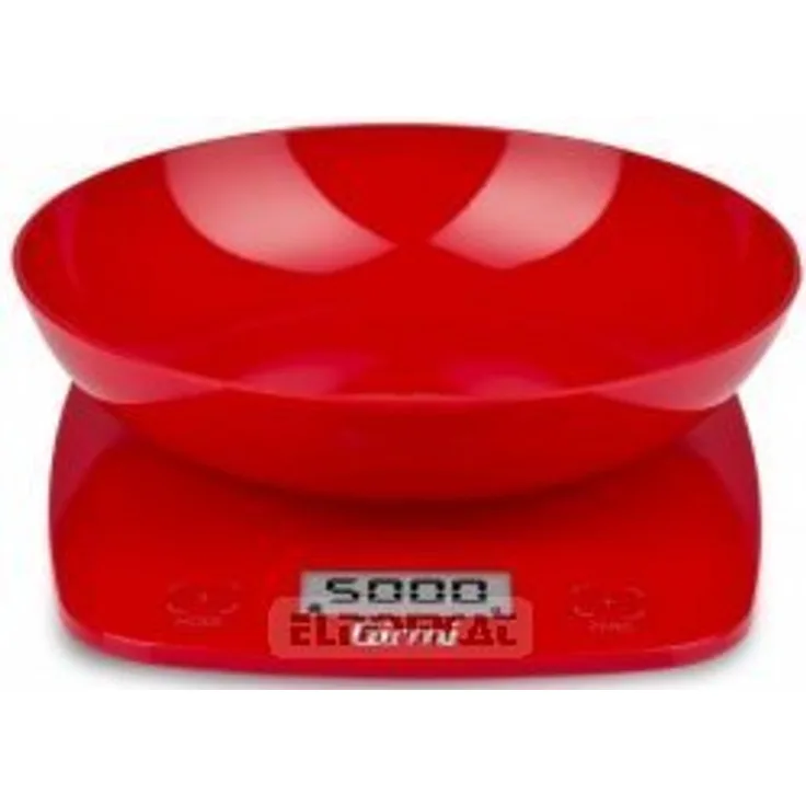Girmi ps0102 Küchenwaage, 0 Watt, Plastic, Rot