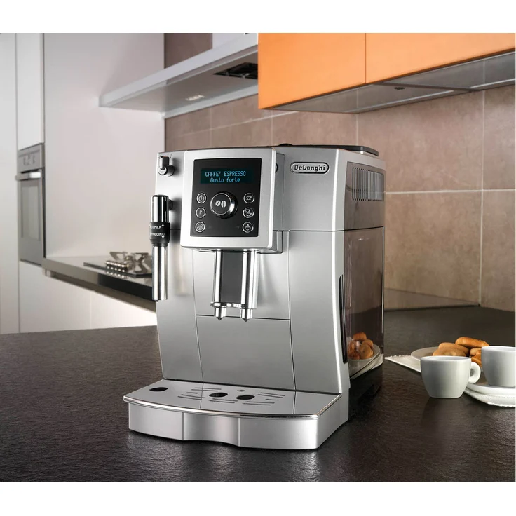 De'Longhi ECAM 23.420.SB Kaffeevollautomat mit Milchaufschäumdüse für Cappuccino und integriertem Mahlwerk, Espresso Direktwahltaste und Digitaldisplay mit Klartext, 2-Tassen-Funktion, 1,8 Liter Wassertank, silber-schwarz  - Preisvergleich – Bild 10