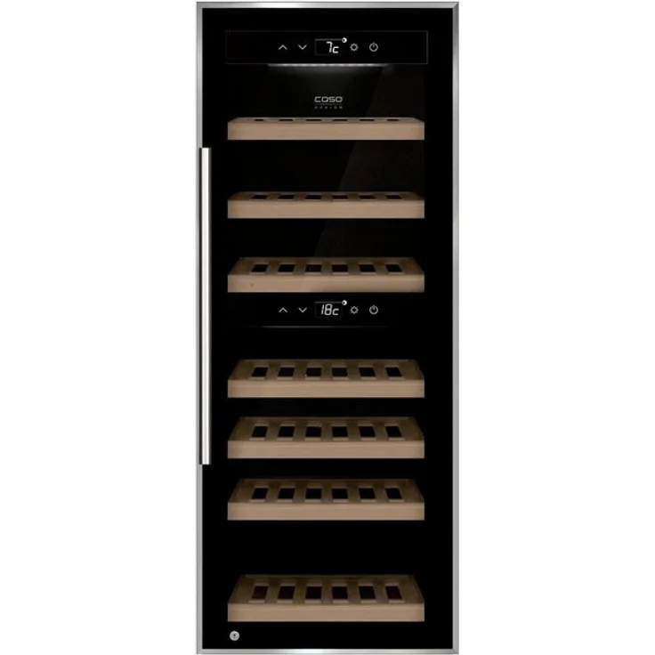 Caso Winecomfort 38 black Weinkühlschrank für 38 Flaschen - Schwarz – Bild 1