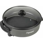 Bestron Elektrische Party--Snackpfanne mit Antihaftbeschichtung, 1500 W, Schwarz