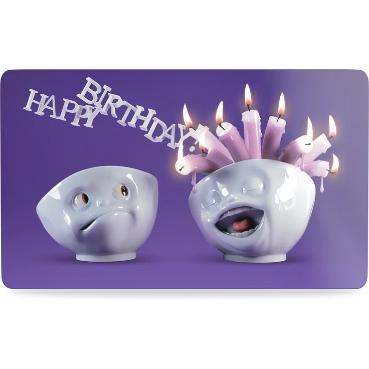 Fiftyeight (Ge)Schnittenbrettchen Happy Birthday