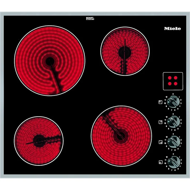 Miele KM 520, Kochfeld, Einbaugerät, Autark ja, Betriebsart elektrisch, Anzahl Kochstellen 4
