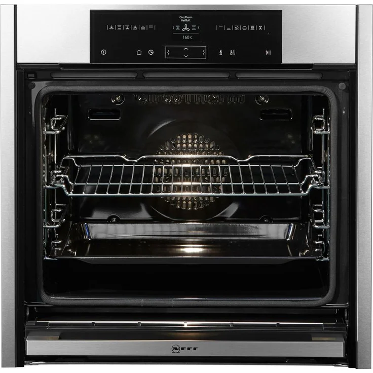Neff B55CR22N0 (BCR5522N), Backofen, A+, Einbau, elektrisch, Volumen 71 l, Breite 59,6 cm, Selbstreinigung pyrolytische Selbstreinigung, 12 Beheizarten, Kindersicherung – Bild 2