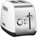 KitchenAid 5KMT2115EWH Classic, 2-Scheiben-Toaster, 1100 W, 5 Bräunungsstufen, weiß