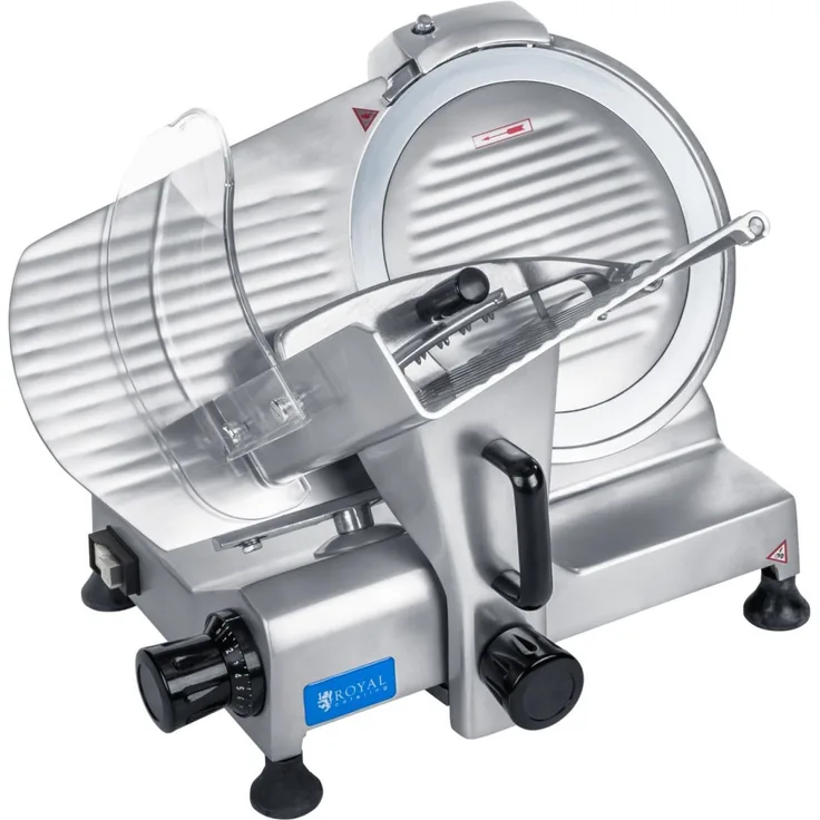 Royal Catering RCAM-250PRO Allesschneider, 180W, 0-12 mm Schnittstärke, Aluminiumlegierung