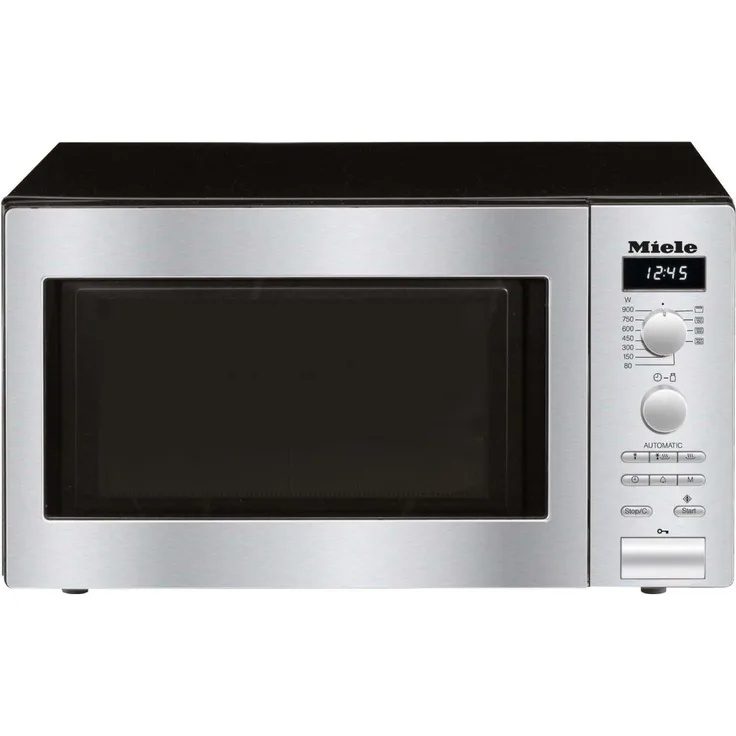Miele M6012SC D Mikrowelle mit Grill, Standgerät, 900 Watt, 26 Liter Garraum, LED-Beleuchtung, edelstahl