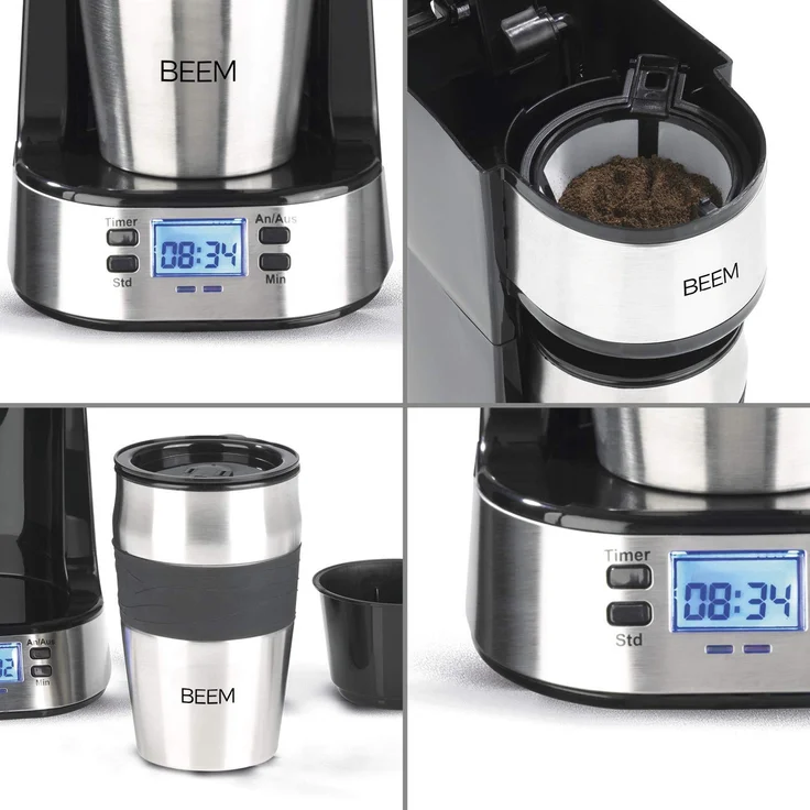 BEEM Thermo 2 Go Single-Filterkaffeemaschine - Inkl. Thermobecher – Bild 4