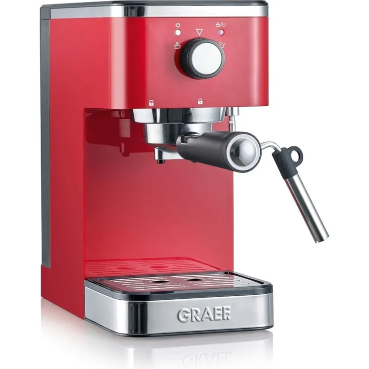 Graef ES403EU Salita Siebträger-Espressomaschine, 1400, rot