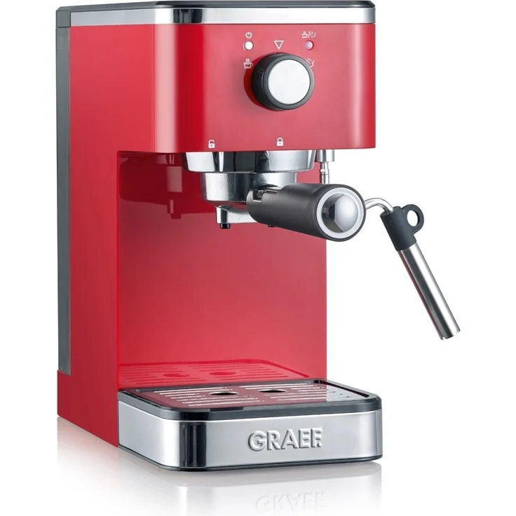 Graef ES403EU Salita Siebträger-Espressomaschine, 1400, rot – Bild 1