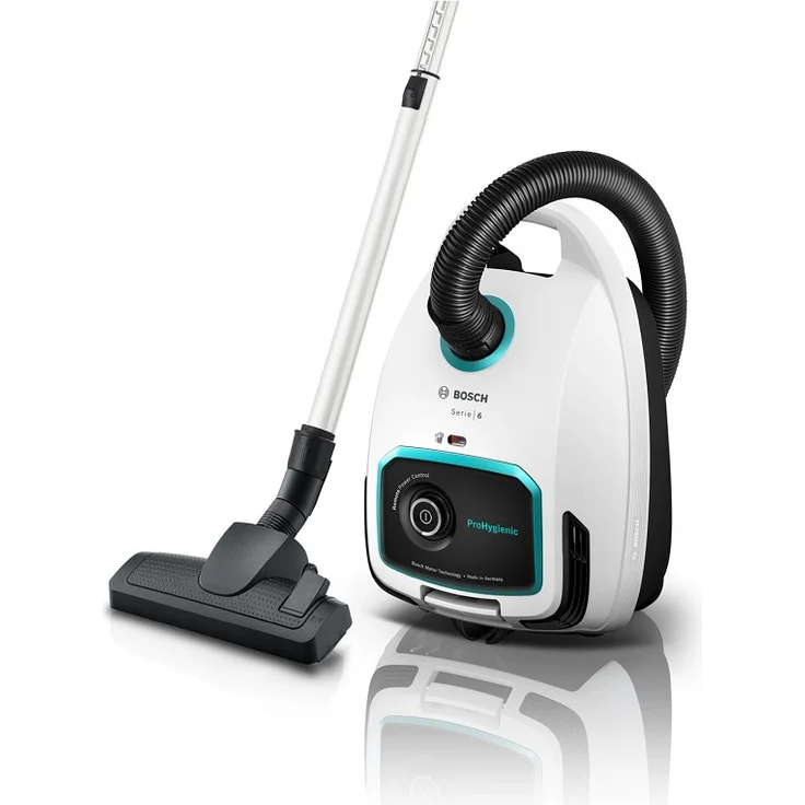Bosch Hausgeräte ProHygienic Serie 6 BGL6LHYG, Staubsauger mit Beutel, weiß – Bild 2