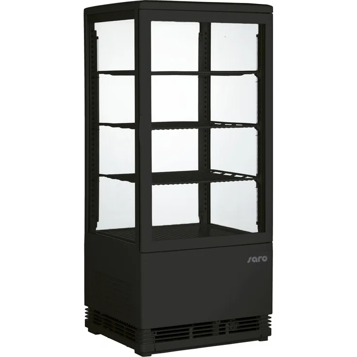 SARO Kühlvitrine Modell SC 80 schwarz