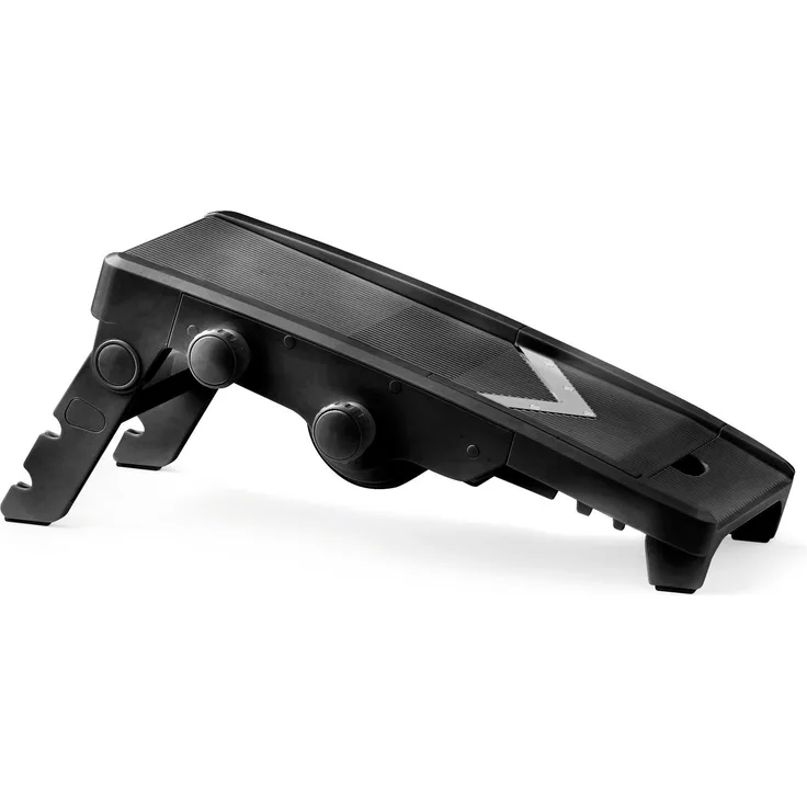 mastrad F20900 Gemüsehobel, Mandoline mit 6 Schneiden und Fingerschutz