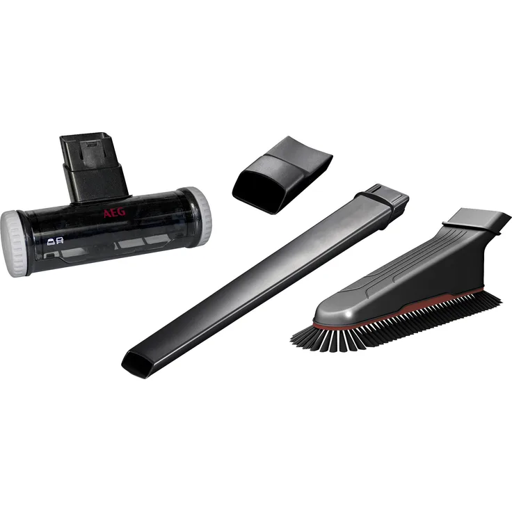 AEG AKIT15 Allergy Kit für CX7 (Zubehör, Düse, Staubsaugerdüse, ideal für Allergiker & Haustierbesitzer, Haushalt, Auto, Matratzendüse, Möbelbürste, Fugendüse, Aufbewahrungsbox, universell), schwarz