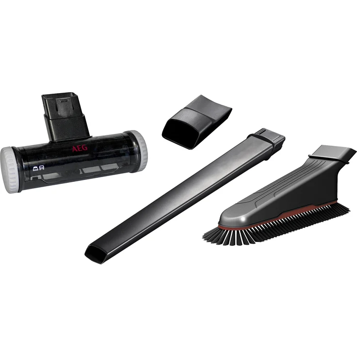 AEG AKIT15 Allergy Kit für CX7 (Zubehör, Düse, Staubsaugerdüse, ideal für Allergiker & Haustierbesitzer, Haushalt, Auto, Matratzendüse, Möbelbürste, Fugendüse, Aufbewahrungsbox, universell), schwarz – Bild 1