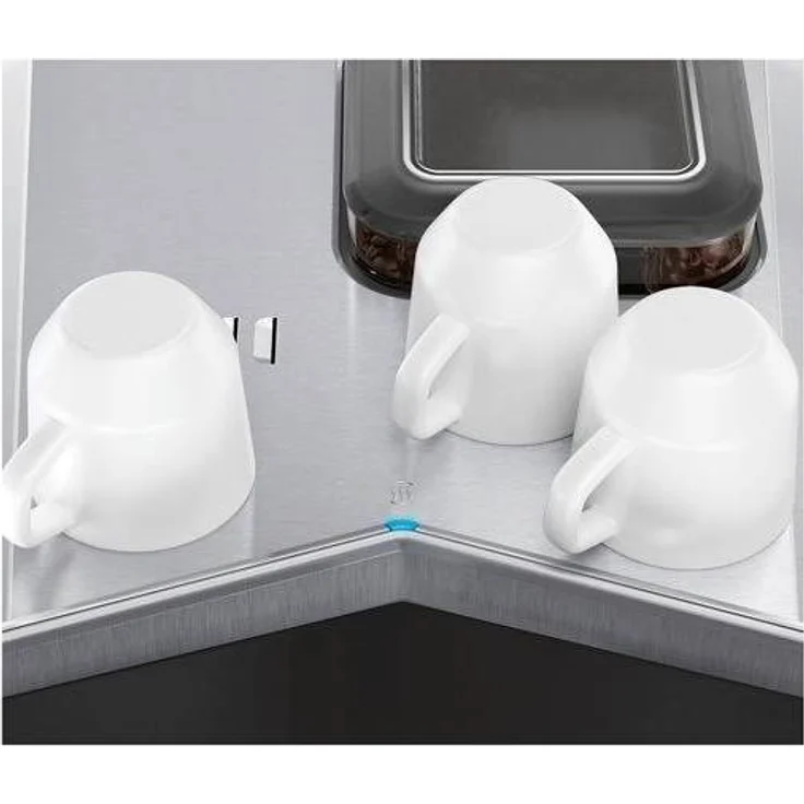 Siemens EQ.9 plus connect s500 Kaffeevollautomat TI9558X1DE, automatische Reinigung, Personalisierung, extra leise, 1.500 Watt, Edelstahl, mit Milchsystem und integriertem Mahlwerk – Bild 3