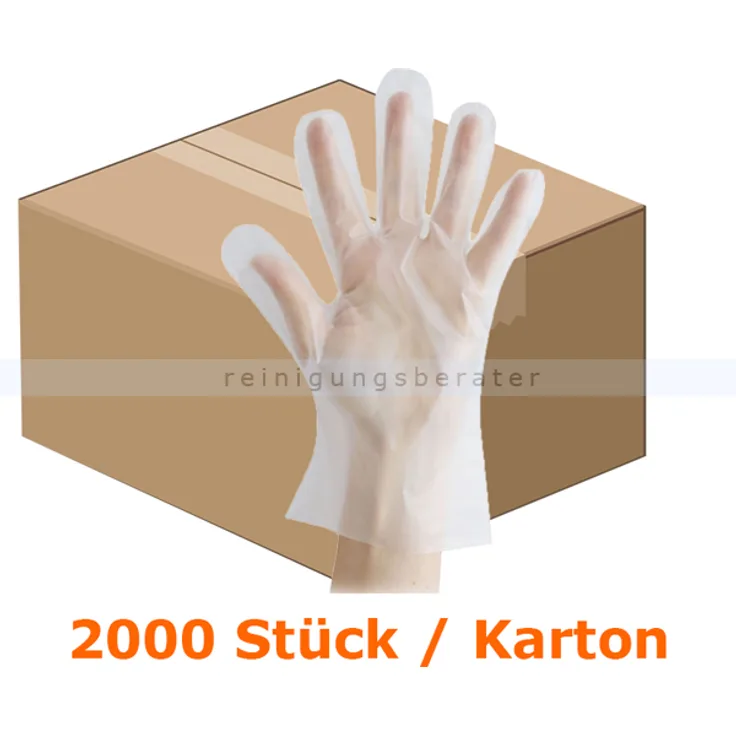 Einmalhandschuhe Hygostar Allfood Thermosoft TPE XL Alternative zu Nitril, Latex, Vinyl, 2000 Stück-Karton