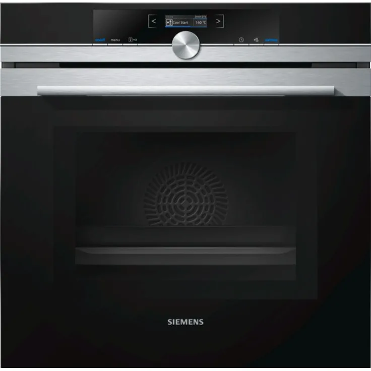 Siemens HM633GNS1, Backofen mit Mikrowelle, Energieeffizienzklasse A, Einbau, elektrisch, Volumen 67 l, Breite 59,5 cm, Ober-Unterhitze (konventionell) + Umluft