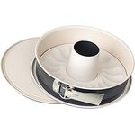 Zenker 7811 Springform Crème Noir mit 2 Böden, Durchmesser 26 cm, Edelstahl, grau - beige, 16 x 16 x 7 cm