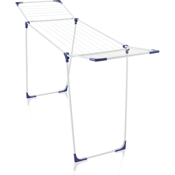 Leifheit Standtrockner Classic 180 Solid standfester Wäscheständer, 18m Trockenlänge für 2 Waschmaschinenladungen, für drinnen und draußen, mit Flügeln für lange Wäsche, platzsparender Wäschetrockner – Bild 1