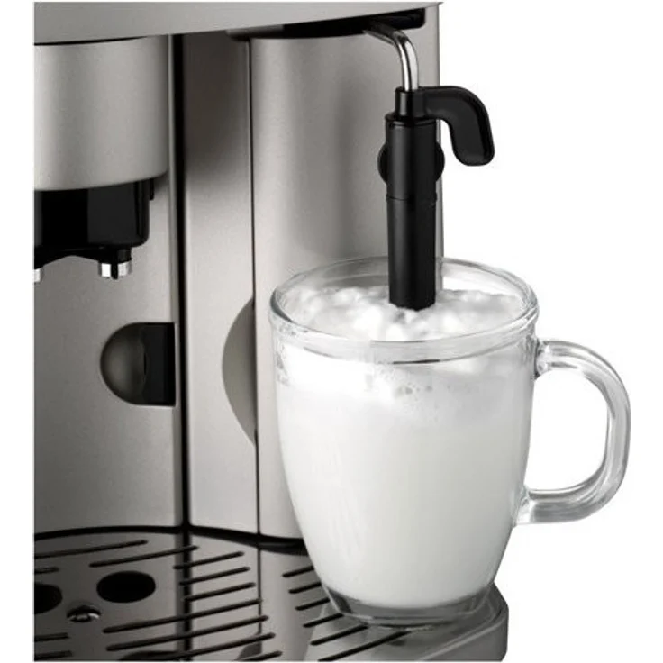 De'Longhi Magnifica ESAM 3200.S Kaffeevollautomat mit Milchaufschäumdüse für Cappuccino und integriertem Mahlwerk, mit Espresso Direktwahltaste, 2-Tassen-Funktion, großer 1,8 Liter Wassertank, silber – Bild 4