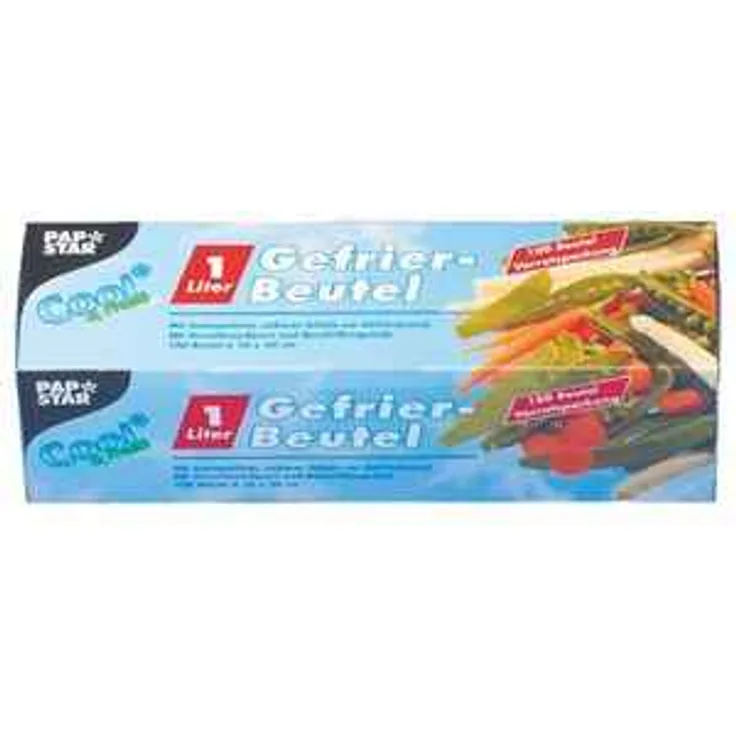 PAPSTAR Gefrierbeutel 1 Liter, 160 x 240 mm, transparent