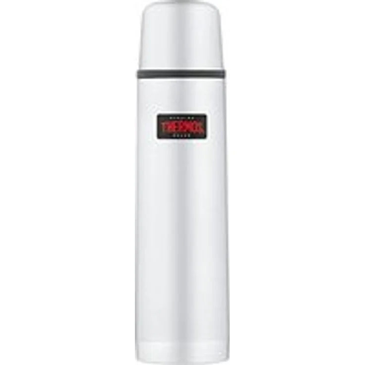 THERMOS 4019.205.100 Thermosflasche Light & Compact, Edelstahl mattiert 1,0 l, Spülmaschinenfest, 24 Stunen heiß, 24 Stunden kalt – Bild 1