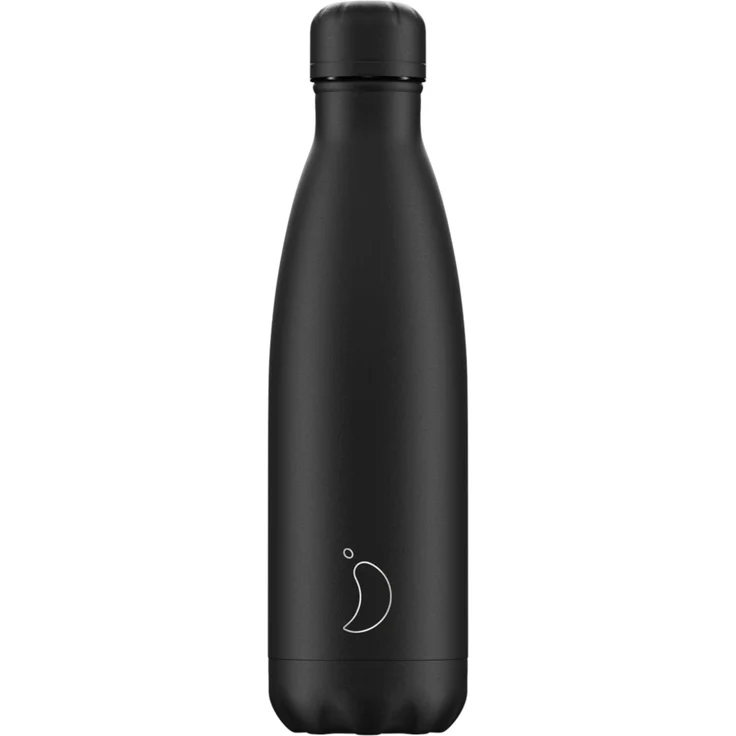 CHILLYS Bottle Monochrome All Black 0,5 l schwarz – Bild 1