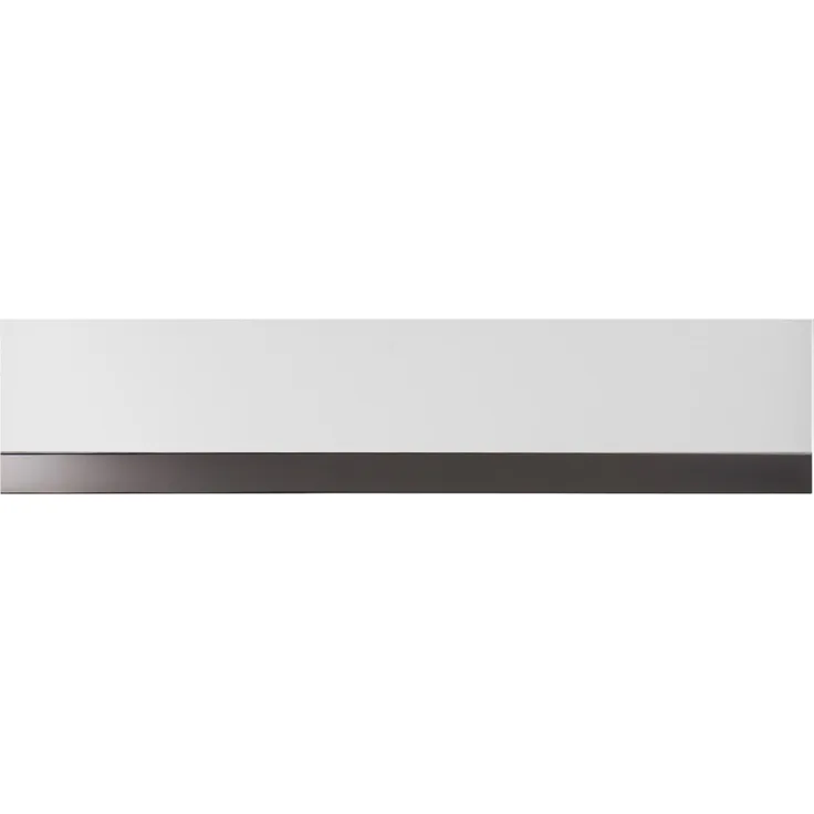 Küppersbusch CSW 6800.0 Wärmeschublade + ZC 8022 Glasfront Weiß + Designleiste Black Chrome