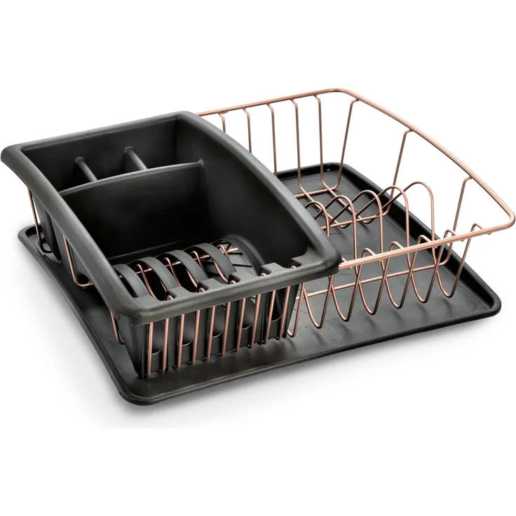 Metaltex Aquatex Plus Spülkorb, Metall, Kupfer, 35x32x12cm