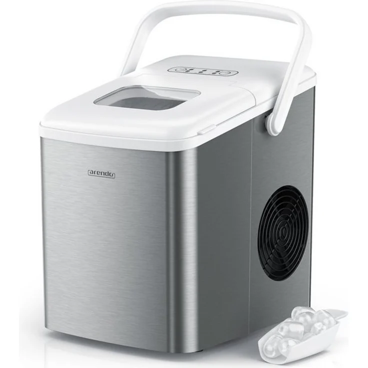 Arendo Eiswürfelmaschine Eiswürfelbereiter - 9 Eiswürfel in 9 Minuten
