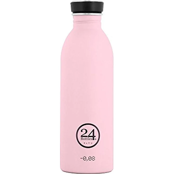 24Bottles Edelstahlflasche 0,5 l candy pink, pastellrosa – Bild 1