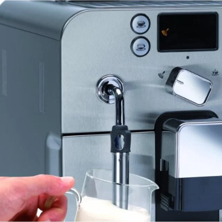 Gaggia Kaffeevollautomat Brera mit integriertem Mahlwerk (Dampfdüse), Farbdisplay, 1400 Watt, silber – Bild 2