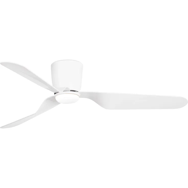 Faro Energiespar Deckenventilator Pemba Weiß 132 cm mit LED