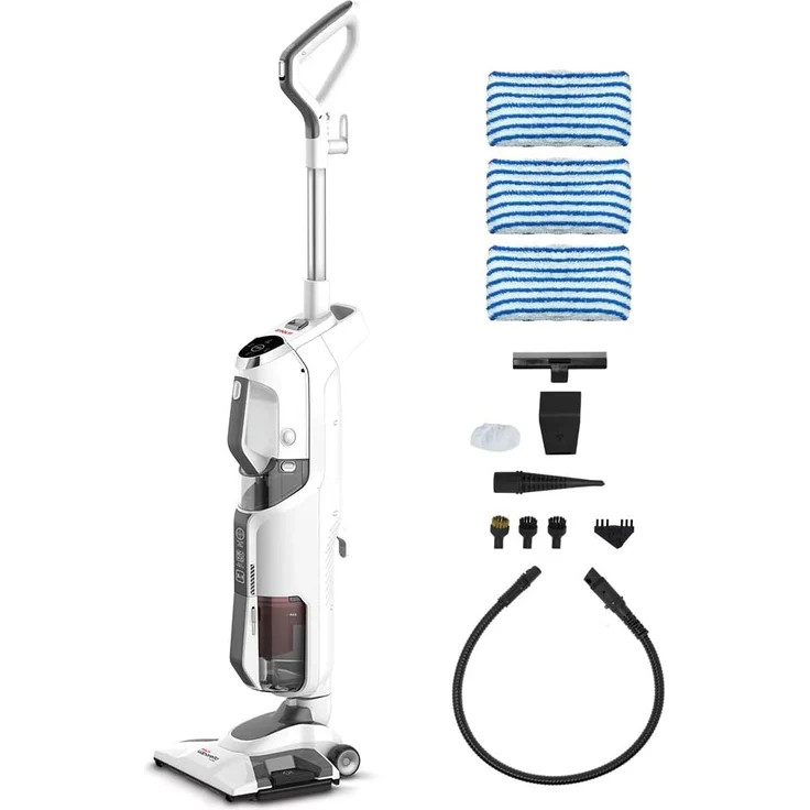 Polti Vaporetto 3 Clean PTEU0295, Dampfsauger, tötet und beseitigt 99,9% der Viren, Keime und Bakterien, Weiss, 1800 W – Bild 2