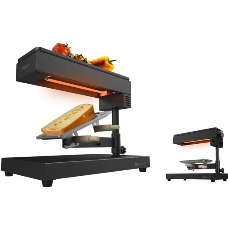 Cecotec Elektrogrill Cheese&Grill 6000 600W Schwarz – Bild 1