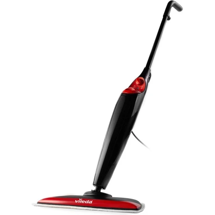 Vileda Steam XXL Dampfreiniger, 1550 Watt, hygienische Reinigung, extra große Bodenplatte, rot – Bild 1