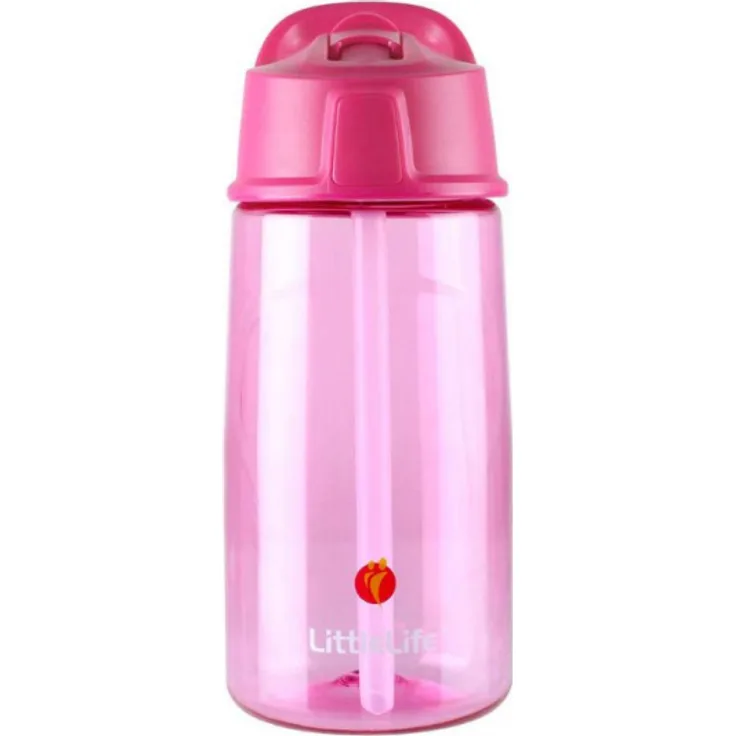 Littlelife Trinkflasche Flip-Top junior 550 ml Polyester rosa
