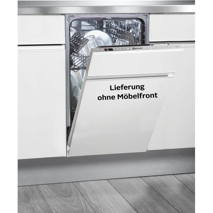 Bauknecht BSIO 3T223 PE X, Geschirrspüler, E, Geräuschemissionsklasse B, Geräuschemissionen 43 Dezibel