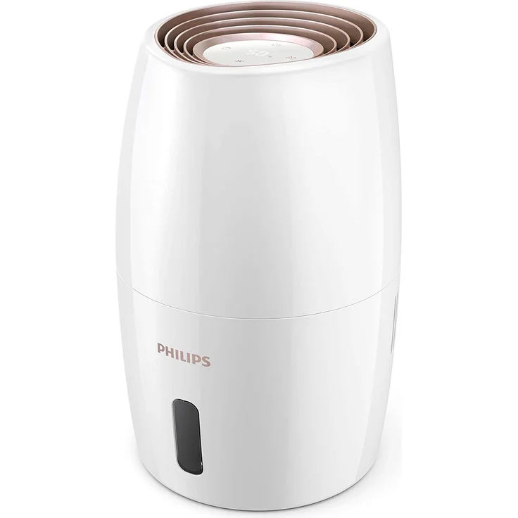 Philips HU2716/10 Luftbefeuchter 2000 Serie, natürliche und hygienische Luftbefeuchtung, weiß/roségold – Bild 1