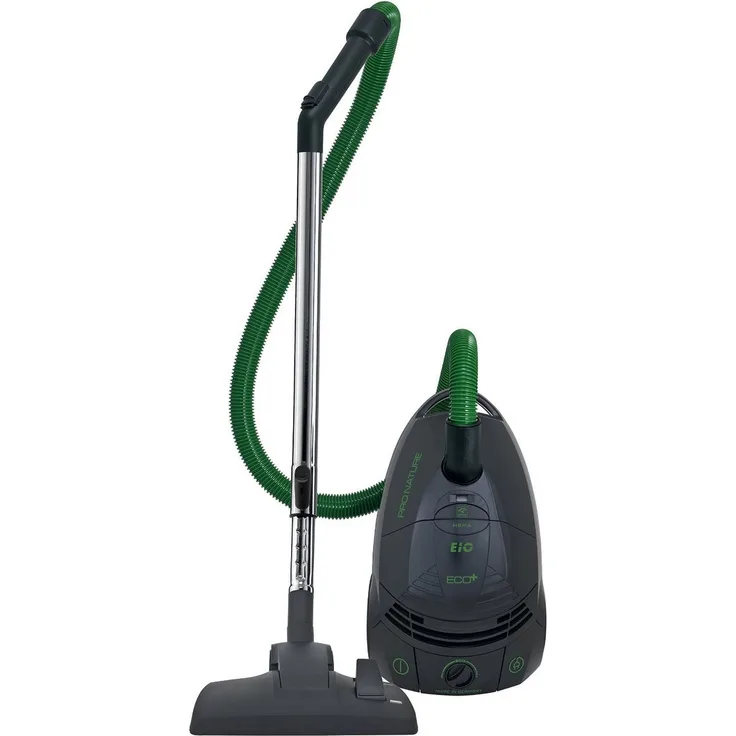Bodenstaubsauger EIO Pro Nature ECO Plus, besonders saubere Luft durch HEPA-Filter, mit Beutel, 3,5 L Staubvolumen, Anzeige Staubbeutel-Wechsel