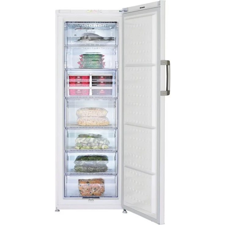 Beko FS127940N Gefrierschrank, freistehend, weiß, Schnellgefrieren, Türanschlag wechsebar, Breite 59.5 cm, Energieklasse E – Bild 3