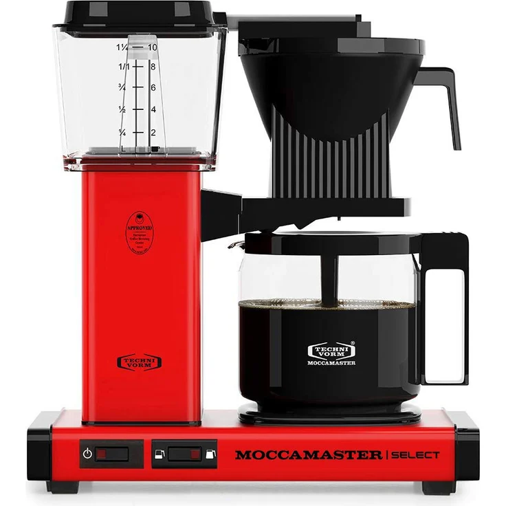 Moccamaster Filter Kaffeemaschine KBG Select, 1.25 Liter, 1520 W, Red – Bild 1