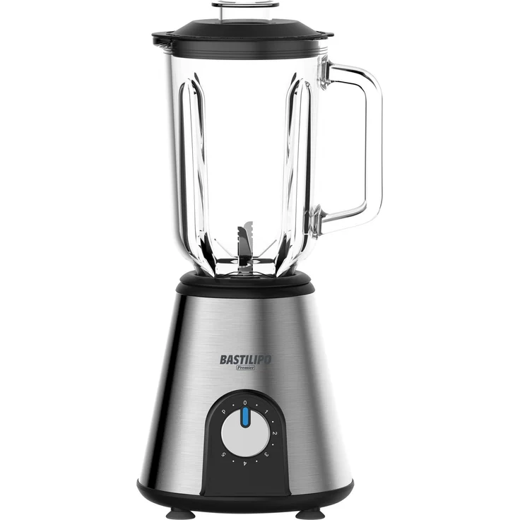 Bastilipo 7135 Stabmixer, 5 Geschwindigkeitsstufen, 1,5 l, Edelstahl – Bild 1