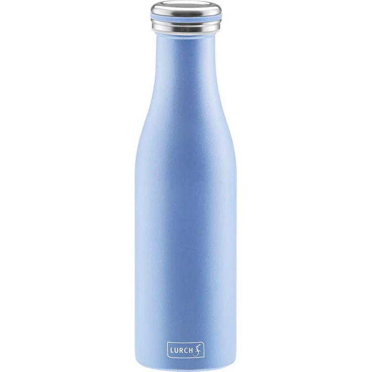 Lurch 240940 Thermo-Flasche für heiße und kalte Getränke aus Doppelwandigem Edelstahl, 0,5l, – Bild 1
