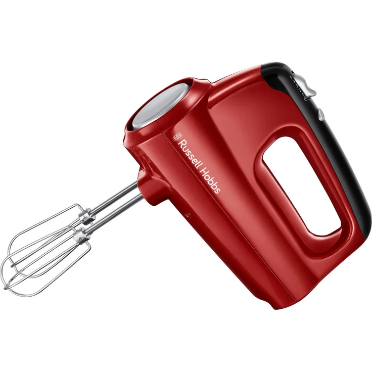 Russell Hobbs Handmixer Desire, 5 Geschwindigkeitsstufen plus Turbofunktion, spülmaschinengeeignete 2 Rührbesen & 2 Knethaken, Handrührer 24670-56 – Bild 1