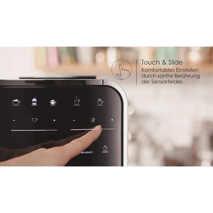 Melitta Caffeo Barista TS Smart F850-102, Kaffeevollautomat mit Milchsystem und integriertem Mahlwerk, Smartphone-Steuerung mit Connect App, One Touch Funktion, Schwarz – Bild 7