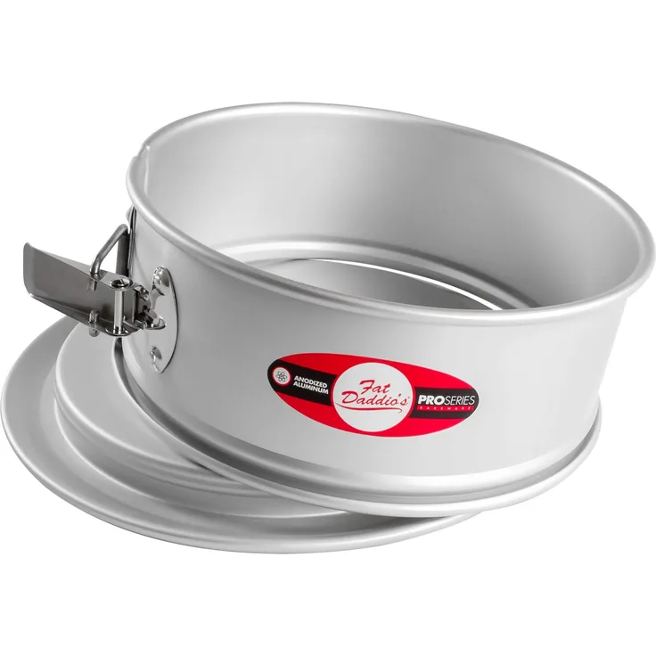 Fat Daddio's PSF-83 Springform 20,3 x 7,6 cm, silber 7,6 cm tief 10 x 3 Inch silber