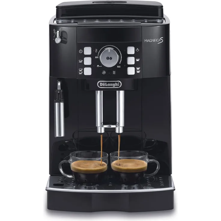De'Longhi ECAM 21.117.B Kaffeevollautomat mit integriertem Mahlwerk, integriertes Reinigungssystem, 1450 Watt, schwarz
