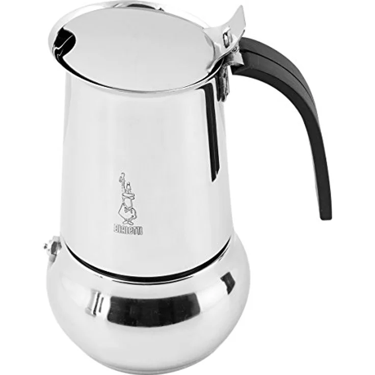 Bialetti Kitty 6 Tassen silber Espressokocher Edelstahl – Bild 2